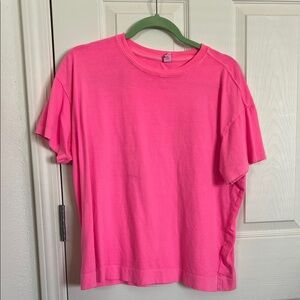 Old Navy Neon Pink Tee